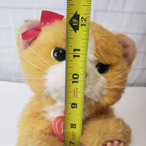 Hasbro FurReal Friends Animated Orange Daisy Plays With Me Kitty Cat Plush Toy - Picture 9 of 10
